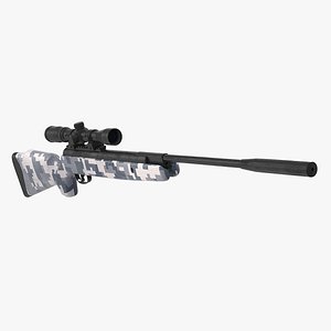Camouflage Break Barrel Air Rifle with Scope
