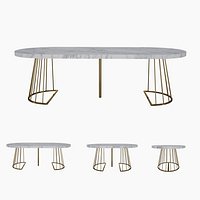 Firela Folding Dining Table by Vente-unique