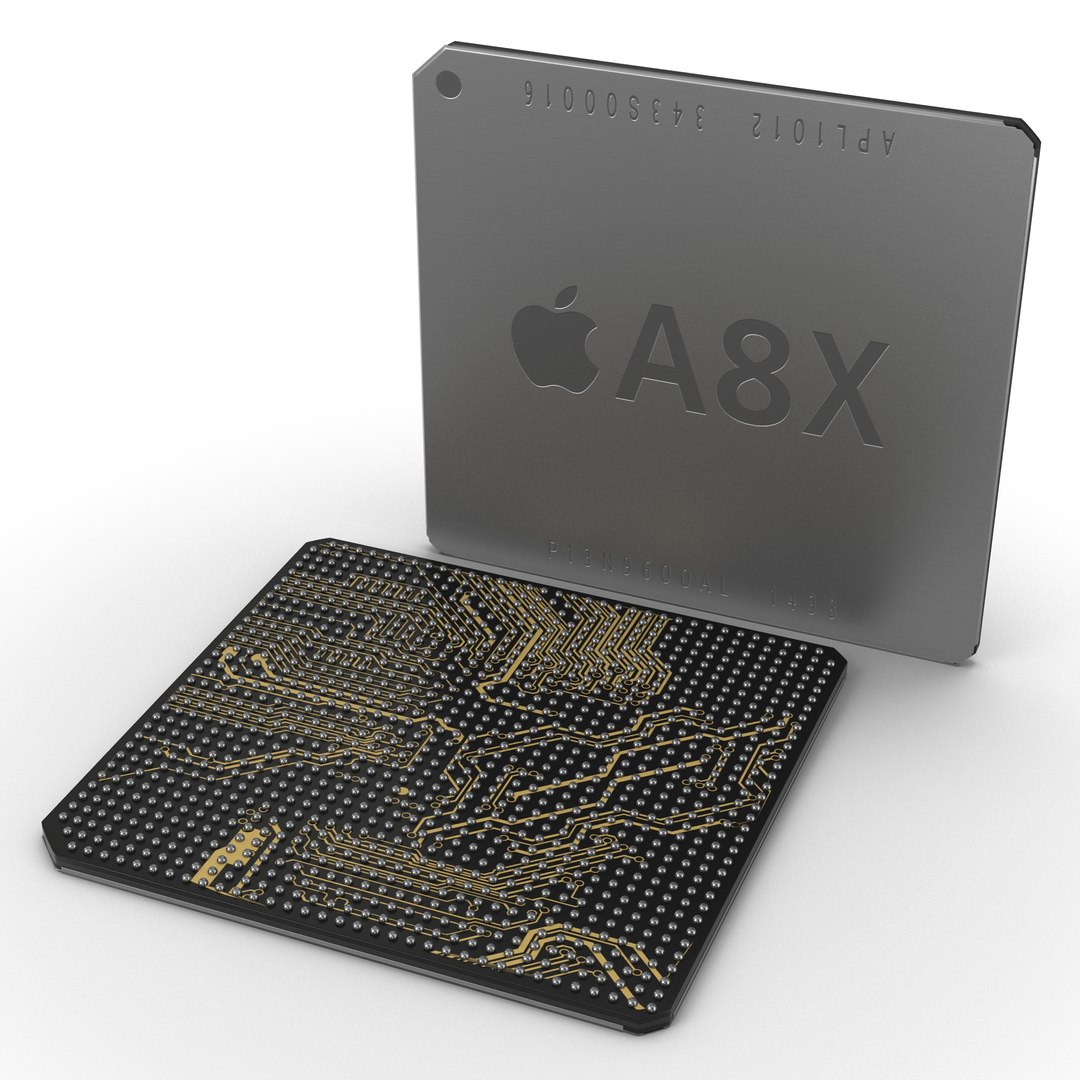 Mobile Chip AX Series A8X 3D model preview