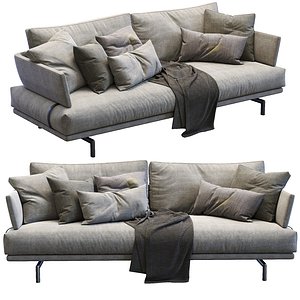 saba italia sofa quinta 3D model