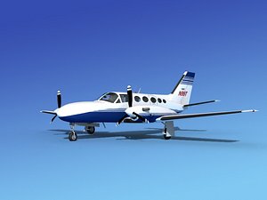 3d scale cessna 425 conquest model