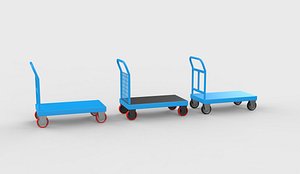 3D carrelli manuali 3D model