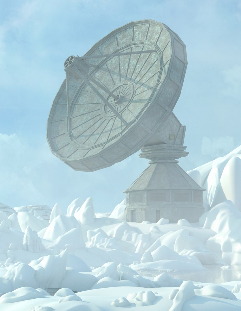 Arctic Radio telescope. 3D https://p.turbosquid.com/ts-thumb/ZP/nGj0Ht/1P/radio10/jpg/1619961883/1920x1080/fit_q87/9fe69003571370faaf5923ba9ee5cf999bba3b9b/radio10.jpg