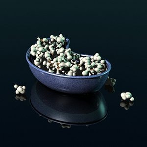 popcorn 1950 s 3d model