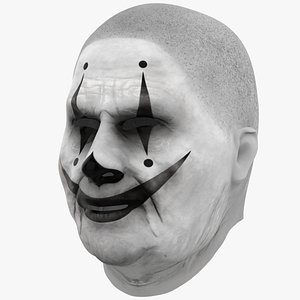 Full Face Killer Clown Halloween Mask