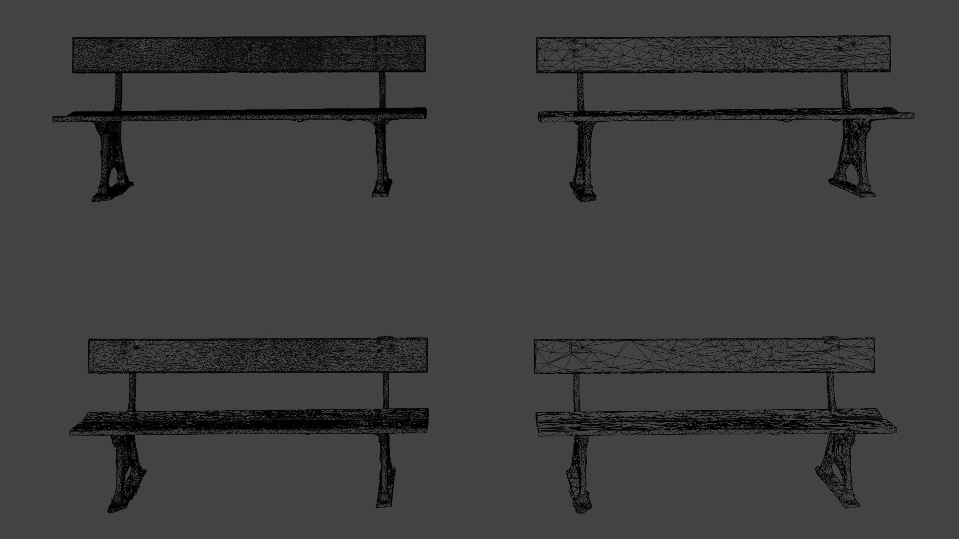 Classic Urban Wood  Cast Iron Bench - 8K Photogrammetry model https://p.turbosquid.com/ts-thumb/ZP/w0IXK2/GX/benchrepwireframe/png/1773620681/1920x1080/fit_q87/6b1dbb99c7ef5308a34306dffc17c767998fd75c/benchrepwireframe.jpg