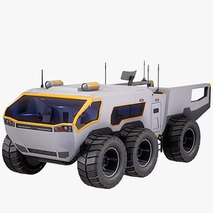 3D exploration vehicle rover sci-fi