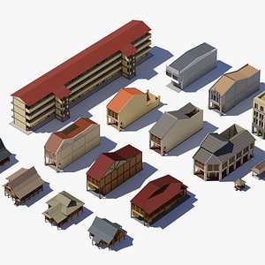 3D Malaysia Small Town Bundle