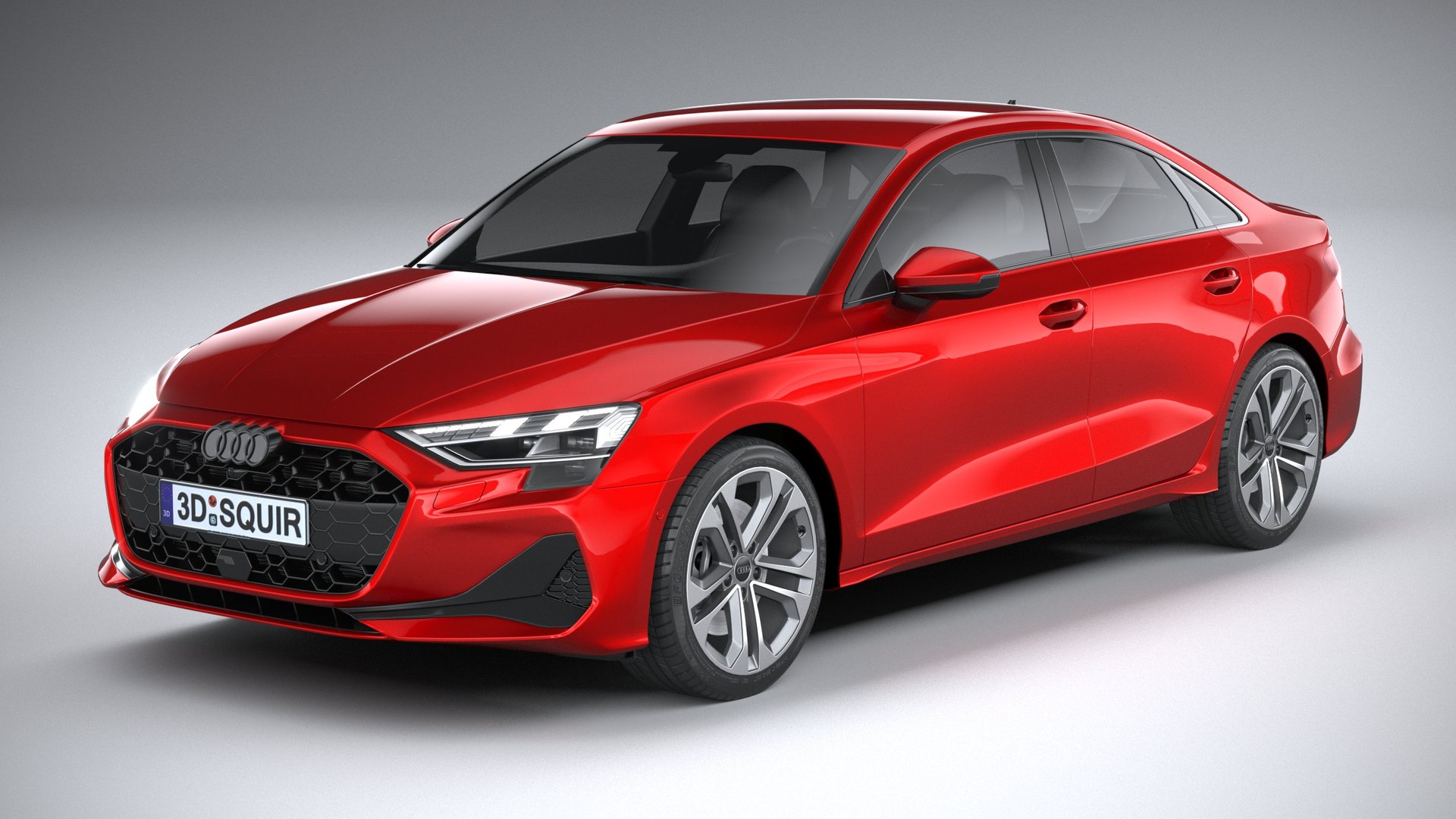 Audi A3 Sedan 2025 3D Model - TurboSquid 2239537
