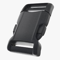 Contoured Side Release Plastic Buckle