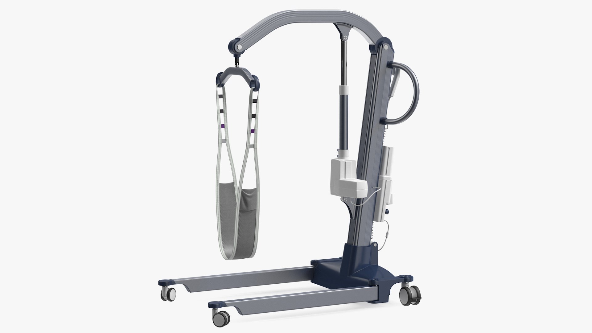 Patient Lift with Leg Holder 3D model preview