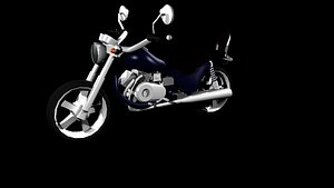 custom bike 3D model