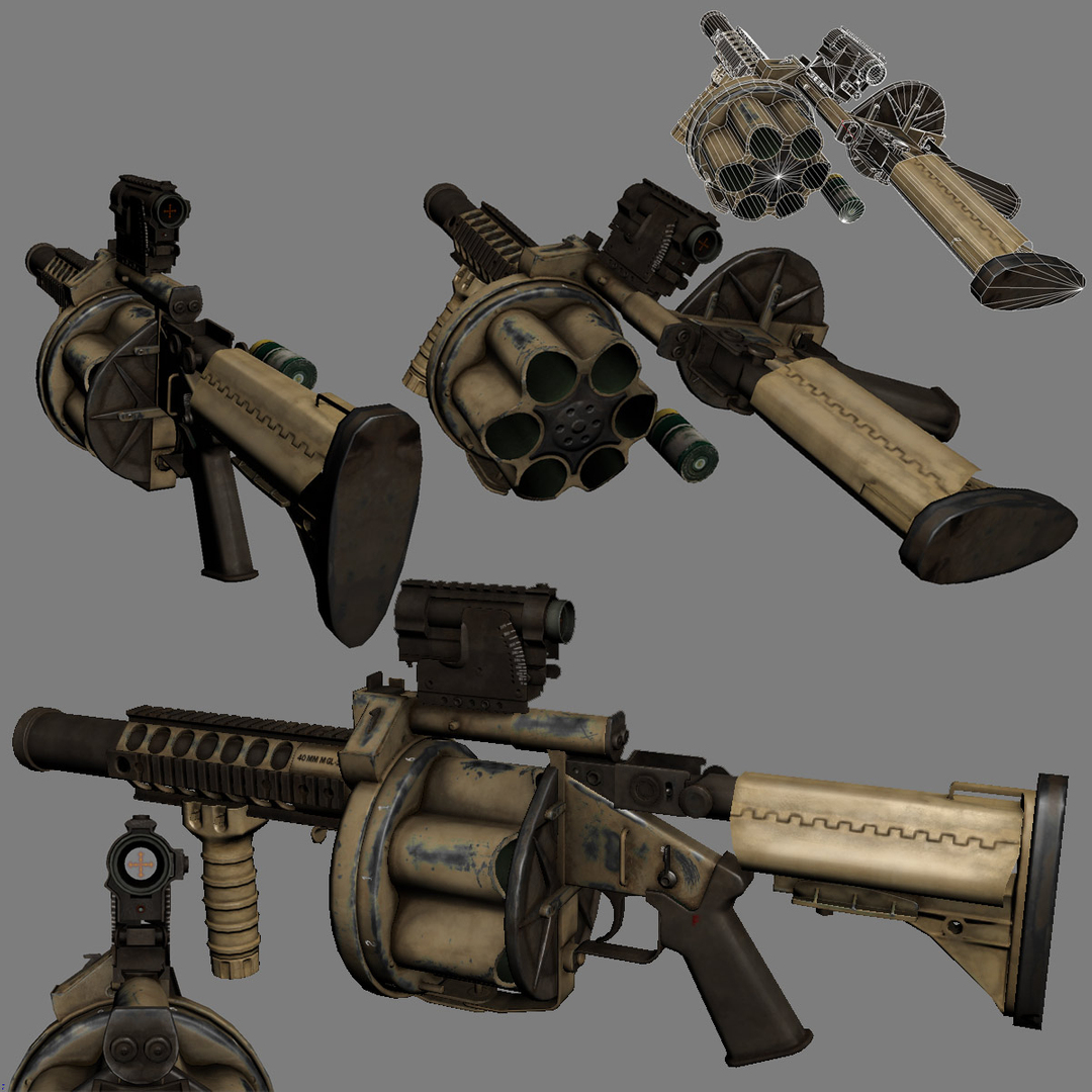 3d mgl-140 multiple grenade launcher