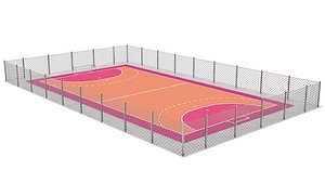 3D Handball Court
