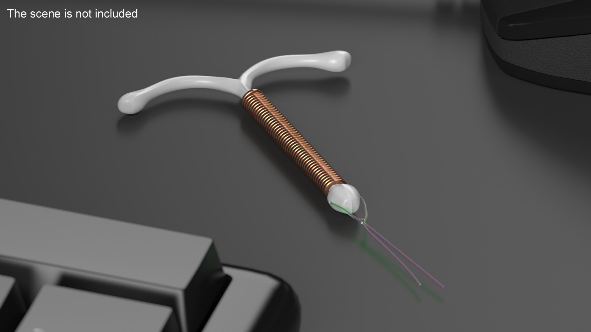 3D Copper Intrauterine Device IUD Model TurboSquid 1926887