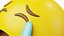 Pleurer Boule Jaune Emoticon Emoji ou Smiley