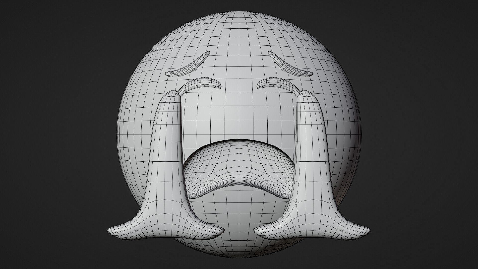Crying Yellow Ball Emoticon Emoji or Smiley 3D model https://p.turbosquid.com/ts-thumb/ZQ/HV3znm/ri/wire1/jpg/1674487357/1920x1080/fit_q87/f2a237470b809814e8a2e1b90fbc370e00a74e8a/wire1.jpg