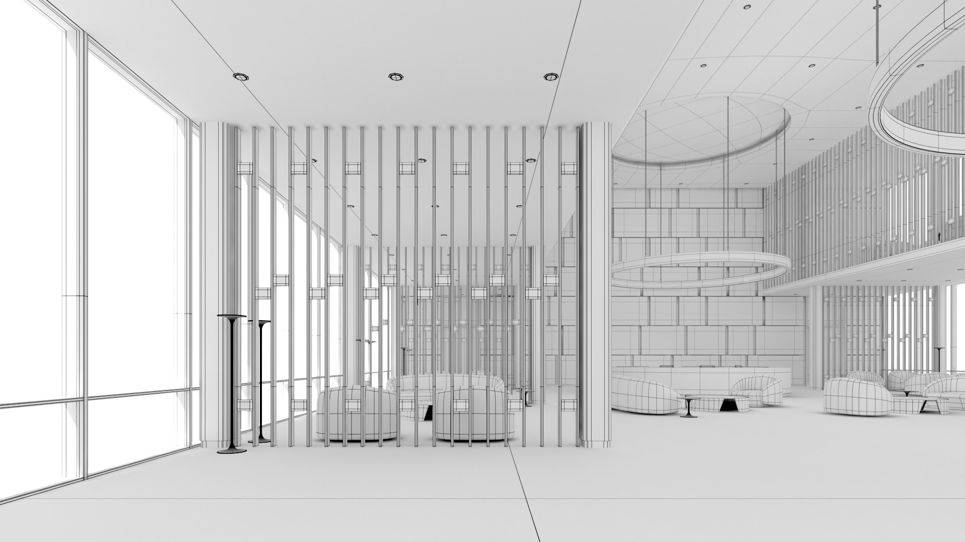 3D Model Hotel Lobby 03 - TurboSquid 2378768