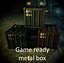 Boîte métallique prête pour le jeu