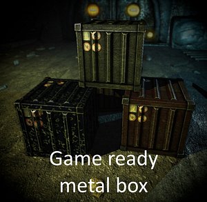 Game ready metall box