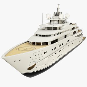 superyacht topaz 3D