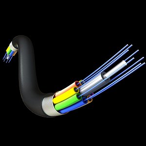 optic fibre cable 3ds