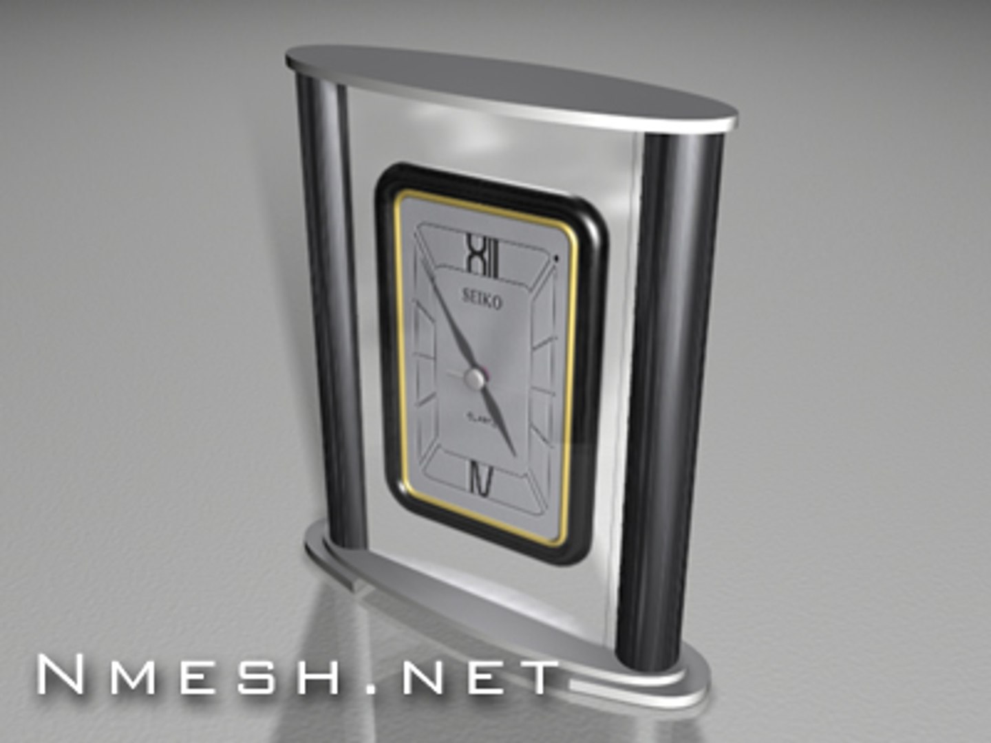 mantle clock 3d max