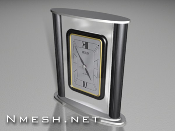 mantle clock 3d max