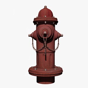 rusty hydrant 3d 3ds