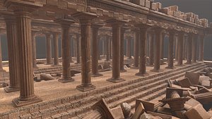 Ancient Columns Ruins Pack