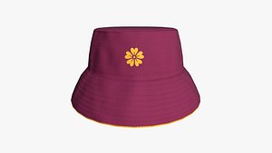 Bucket Hat 16 - Character Design Fashion 3D model