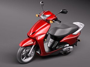 3d model honda elite 2010