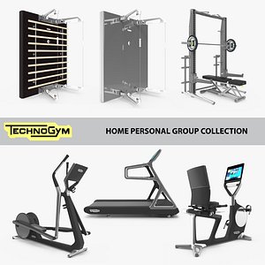 Gym collection technogym, Home personal line group, fitness set, 7 unit