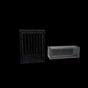 iron cage 3D model 3D model