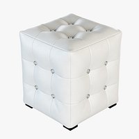 Ottoman with rhinestones