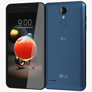 realistic lg k9 blue 3D model