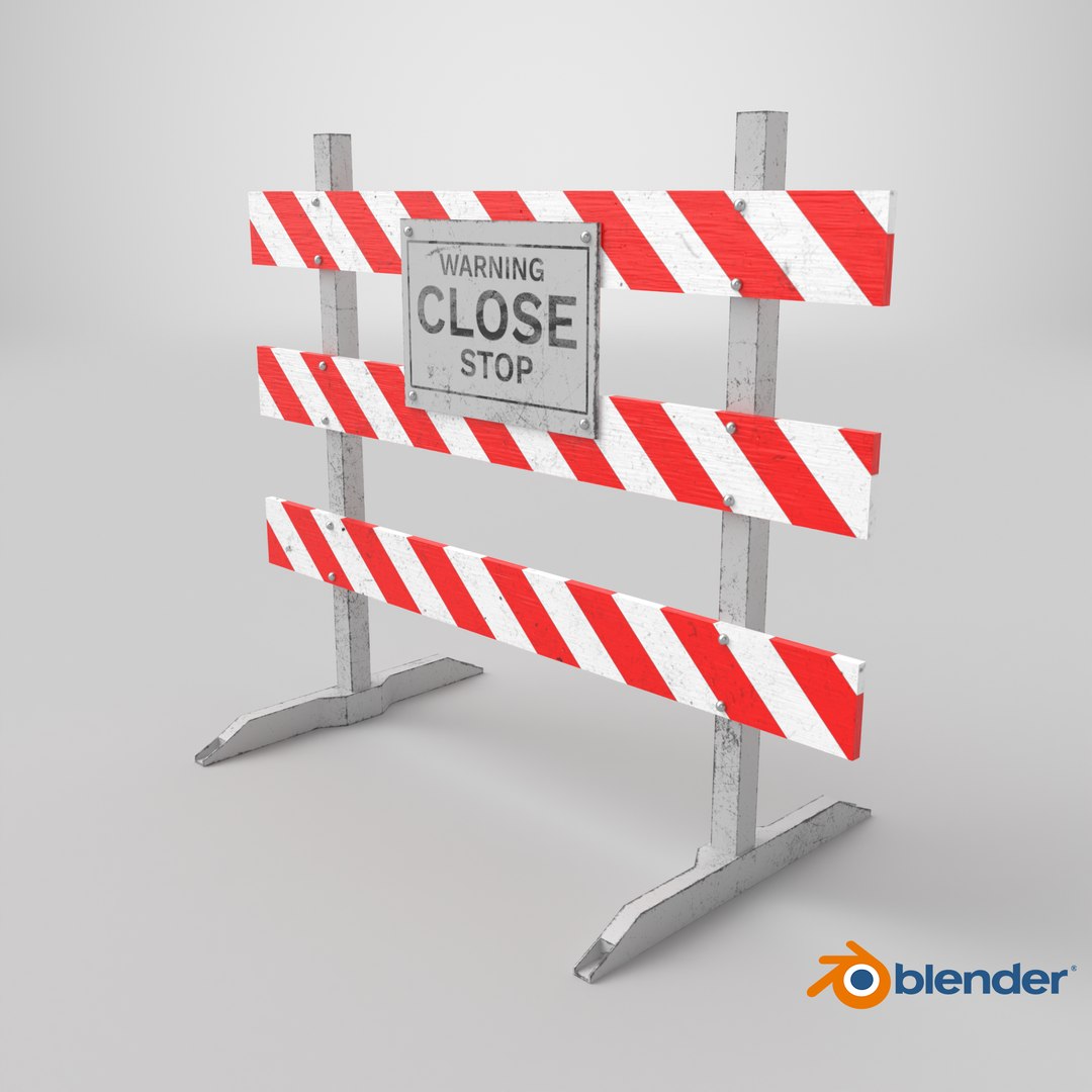 Road Closed Sign model https://p.turbosquid.com/ts-thumb/ZQ/muoRPY/Vr/stemcell_blender_cycles_render/png/1765478060/1920x1080/fit_q87/cf9f131747ac4495805051e6ed40851bd5a8300e/stemcell_blender_cycles_render.jpg