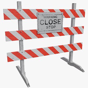 Road Closed Sign model