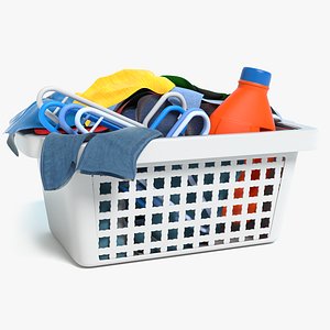 basket clothes 3D model