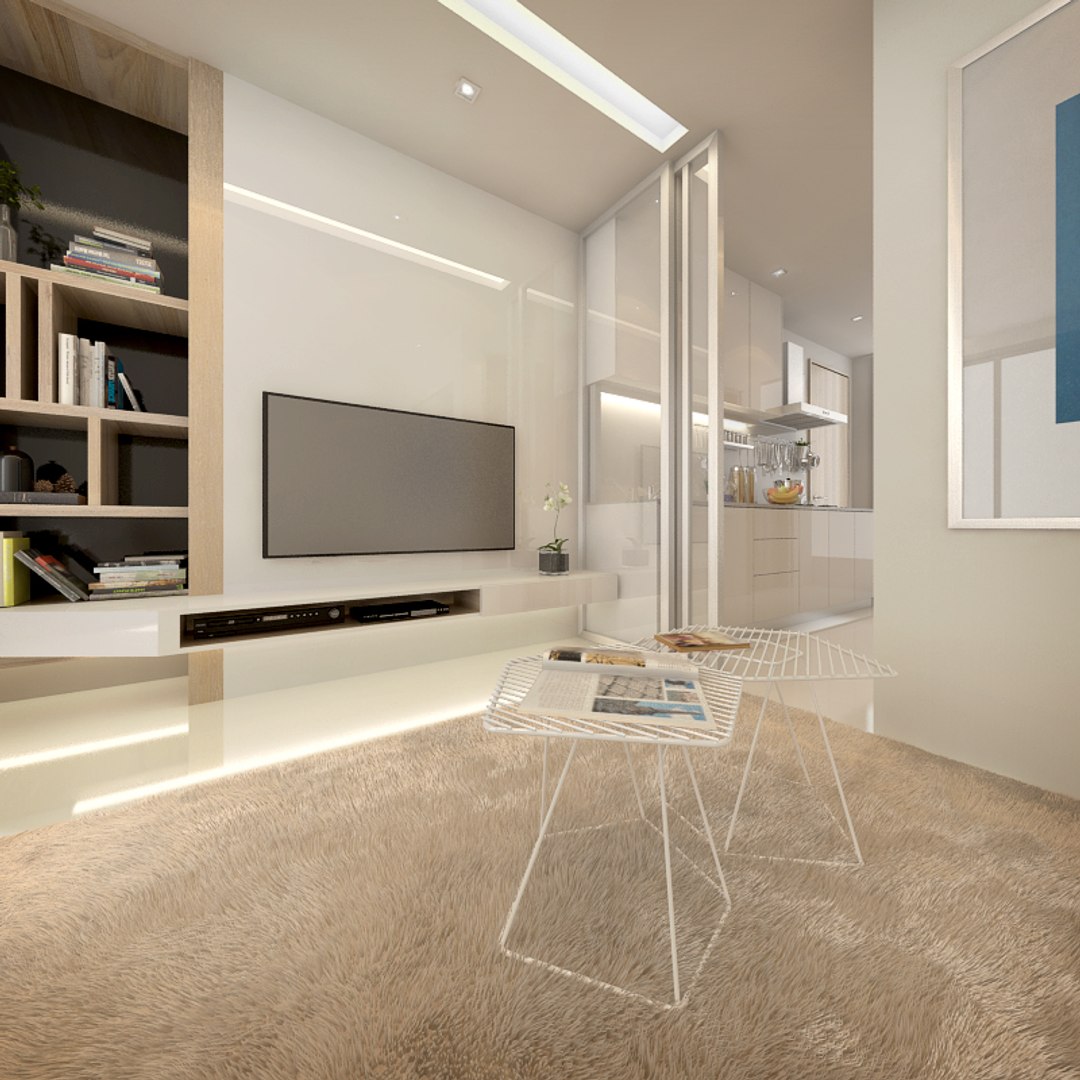 studio room 3d model