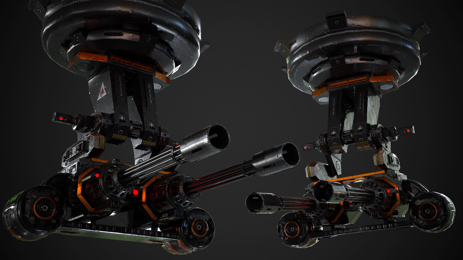 Auto Turret 3D Model - TurboSquid 1343604