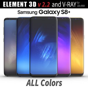3D samsung galaxy s8 model