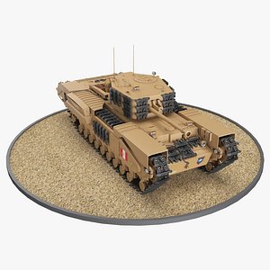infantry tank churchill mark iv 3D