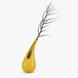 modern vase bird 3ds