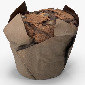 3D model Chocolate Cupcake