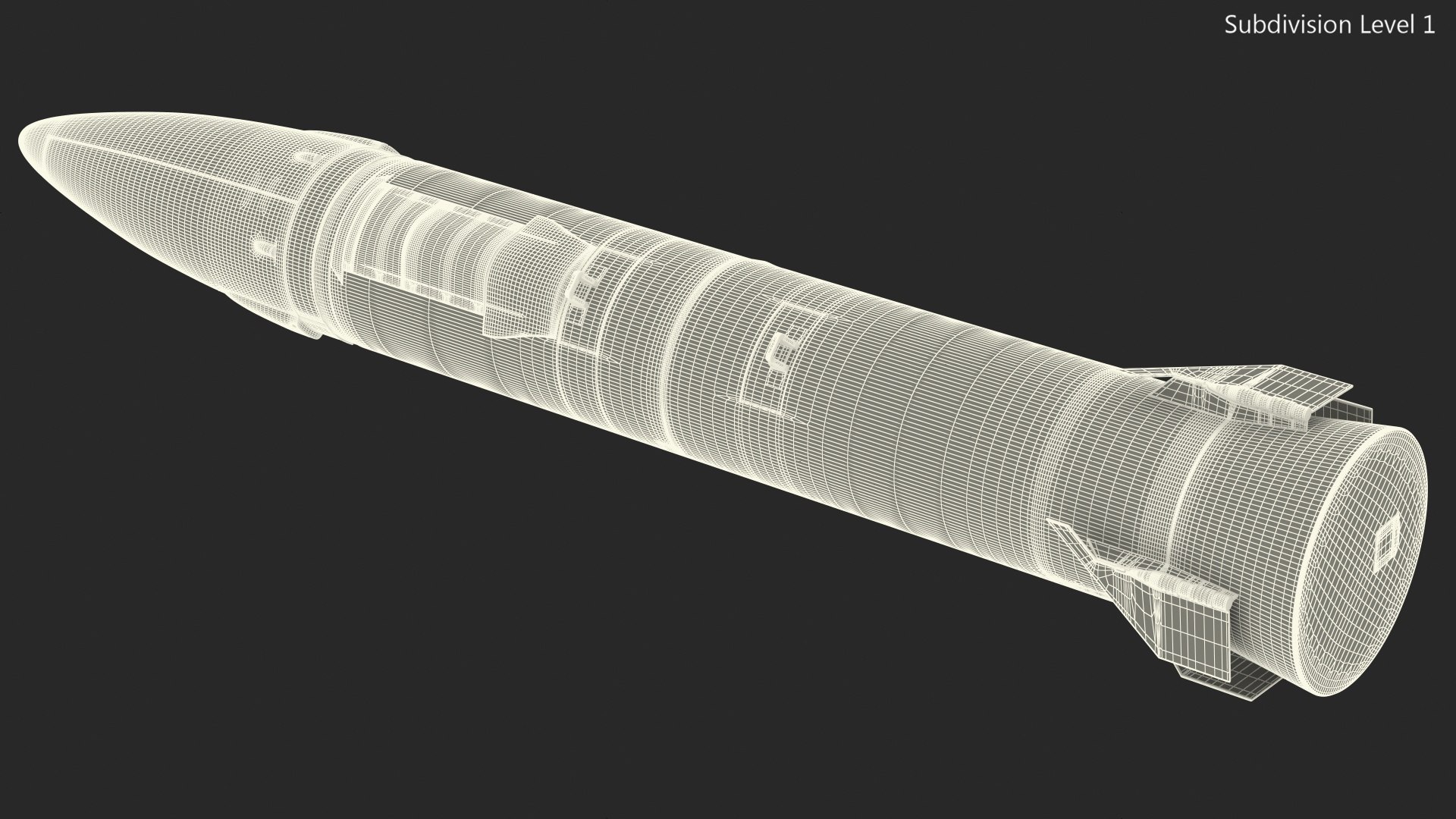 Hypersonic Missile AGM-183A ARRW 3D model https://p.turbosquid.com/ts-thumb/ZR/0FGujE/Gh/hypersonicmissileagm183aarrwmb3dmodel015/jpg/1656132044/1920x1080/fit_q87/b2b35e5b37374e1cce5ef22d5f254b8a699094d2/hypersonicmissileagm183aarrwmb3dmodel015.jpg