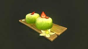 kiwi dessert 3D model