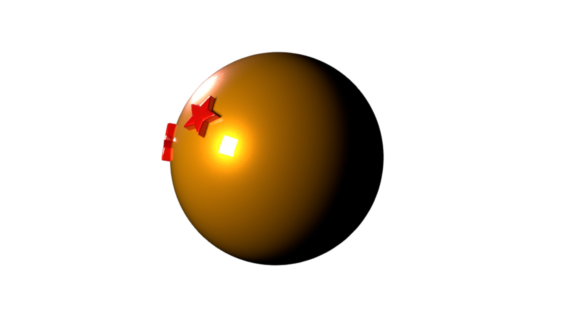 3D 2 Star Dragonball - TurboSquid 1571193
