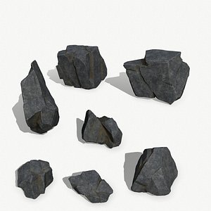 3D Rock Set