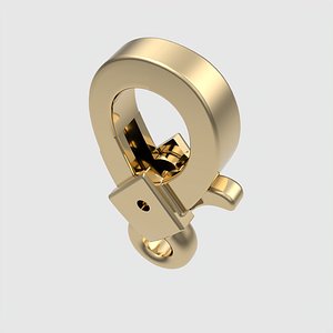 Modern Lock Pendant JDBCo